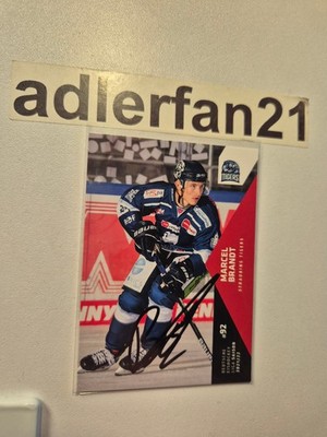 DEL 21-22 2021-2022 SIGNIERT Marcel Brandt Straubing Tigers