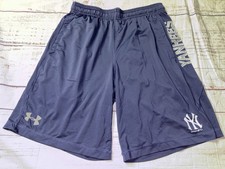 Under Armour New York Yankees Athletic Drawstring Shorts Men’s Size Medium