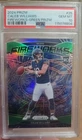 2024 Panini Prizm - Fireworks Caleb Williams #25 Green Prizm (RC) PSA 10
