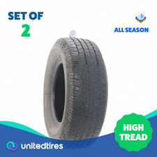 Set Of 2 Used 26570r16 Michelin Defender Ltx Ms 2 116t - 9.532 Set Of 2 Used 26570r16 Michelin Defender Ltx Ms 2 116t - 9.532