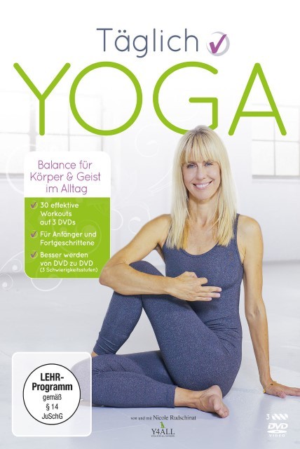 Täglich Yoga | Nicole Rudschinat | Deutsch | DVD | 3 DVDs | 2015 - Bild 5