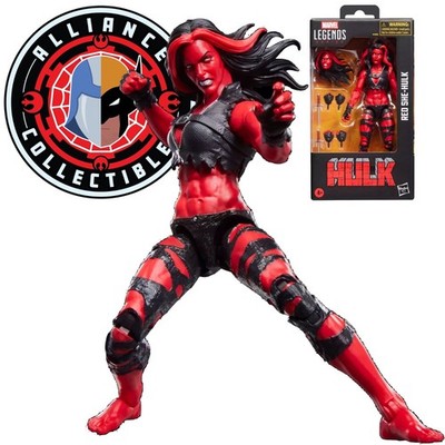 IN HAND! 2026 Marvel Legends RED SHE-HULK 6'' Scale Hasbro Action Figure