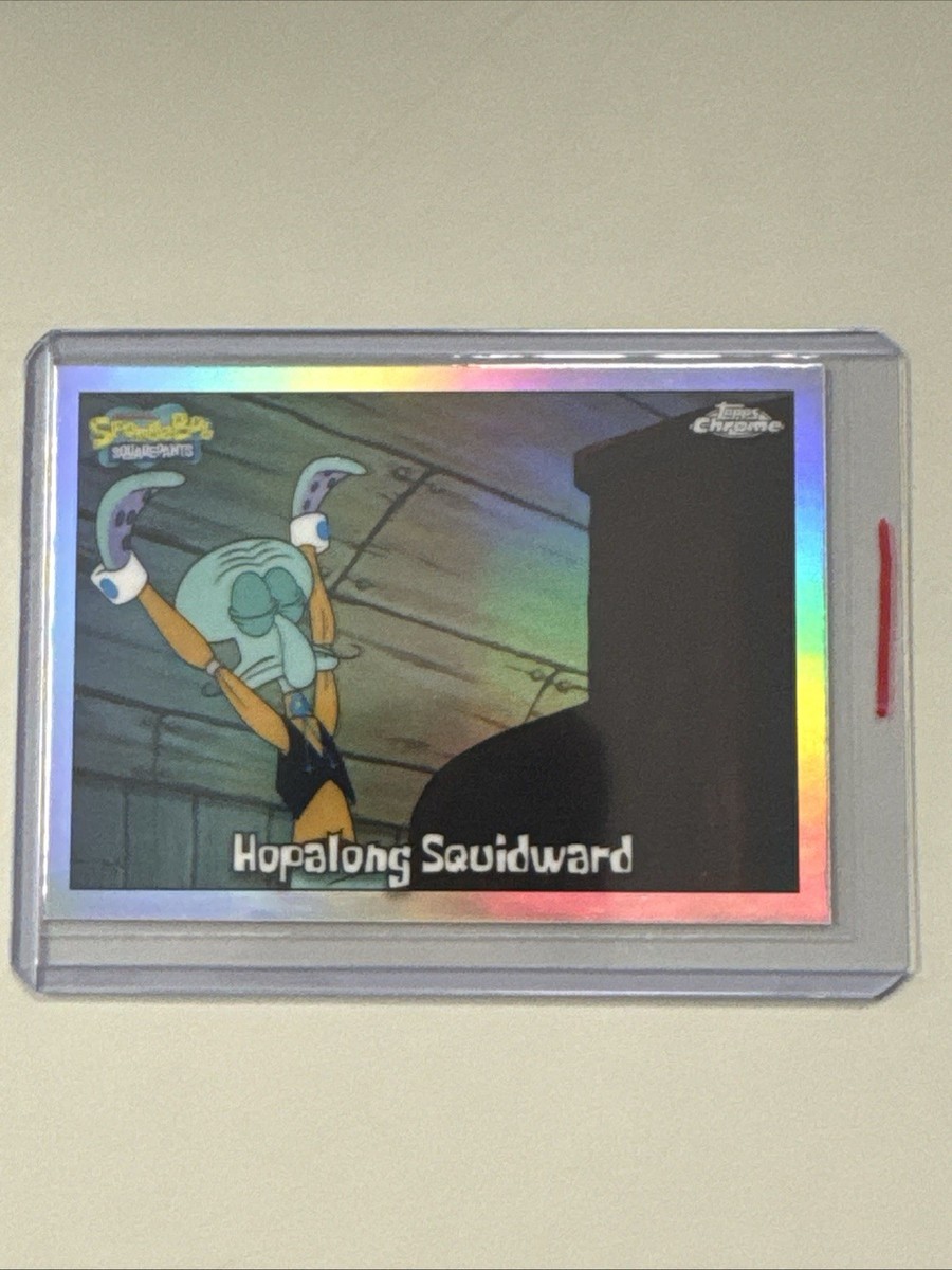2025 Topps Chrome SpongeBob Hopalong Squidward Refractor | eBay