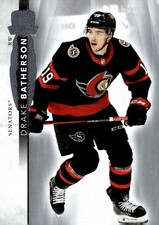 Drake Batherson Senators NHL 2021 The Cup Upper Deck BLANK Back No Number