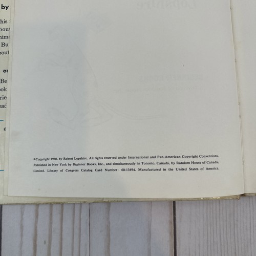 Put Me in the Zoo By Robert Lopshire, 1st Edition 1960 - Picture 7 of 11