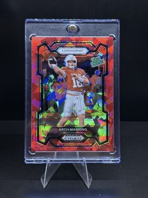2024 Panini Prizm Draft Picks - Rated Prospect Arch Manning #192 Red Ice...