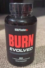 Sculptnation BURN EVOLVED 2.0 Fat Loss Supp. X 5 Bottles 60 Caps Each Exp 2/2027