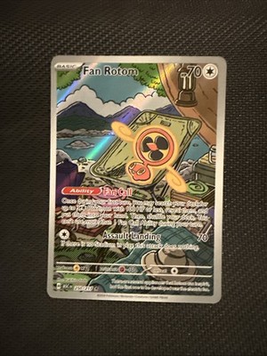 Fan Rotom Full Art Rare Holo 250/217 Ascended Heroes