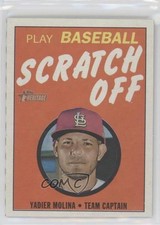 2019 Topps Heritage 1970 Topps Scratch Off Yadier Molina #7 04br
