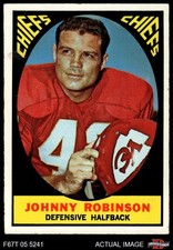 1967 Topps #65 Johnny Robinson Chiefs HOF LSU 3 - VG