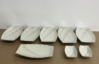Sushi Dishes,  6 Large Dishes, 2 Sauce Dishes