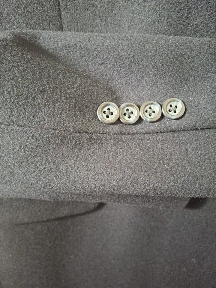 Jack Victor Montreal Loro Piana 羊绒外套黑色 46L Paul Simon 罐装 — 第 4/4 张图片