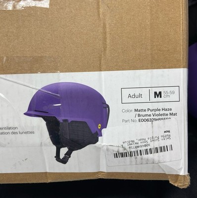 Smith Scout MIPS Snow Helmet - Matte Purple Haze, Adult Medium | eBay