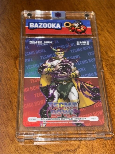 Bo Jackson Battle Arena Tecmo Majik Man Logo Hex