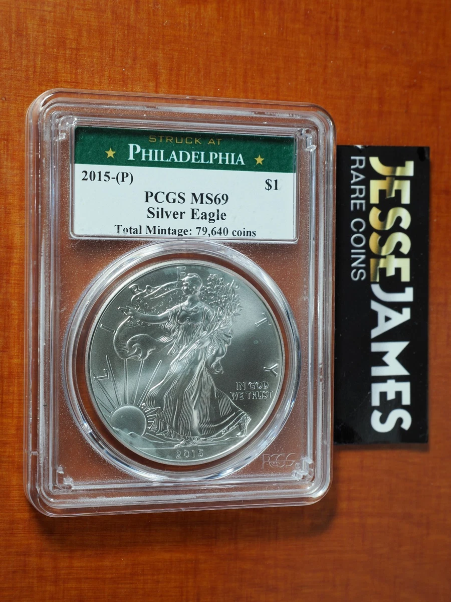 【最高鑑定】MS70 First day of issue トランプラベル American Eagle PCGS 2015 Silver Bullion Coins for sale | eBay
