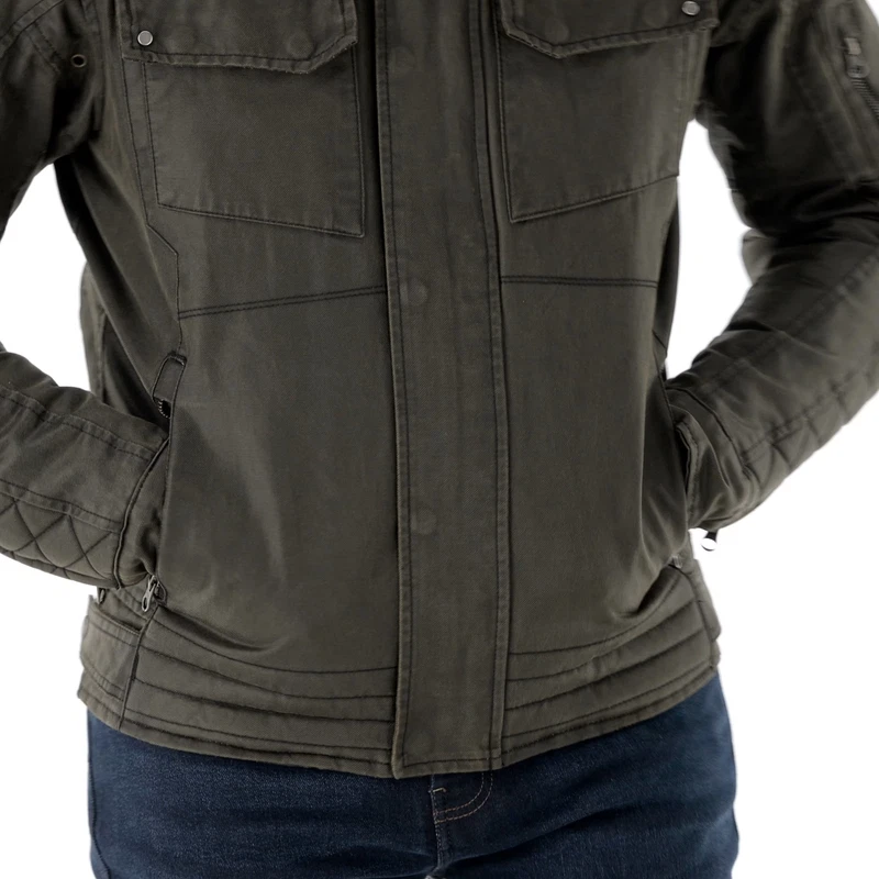 Oxford Hardy Wax Cotton Olive, photo 12 of 17