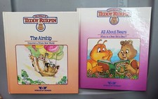 The World of Teddy Ruxpin Book Lot All About Bears The Airship Vtg Hard Cover