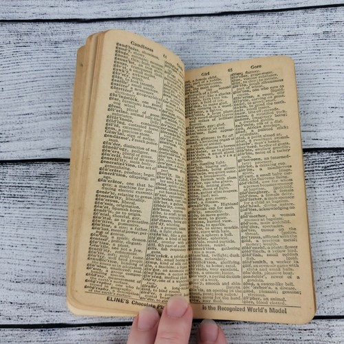 Eline's Pure Milk Chocolate Ad Pocket Dictionary~Promo w/Recipes & Pictures - Imagen 8 de 12