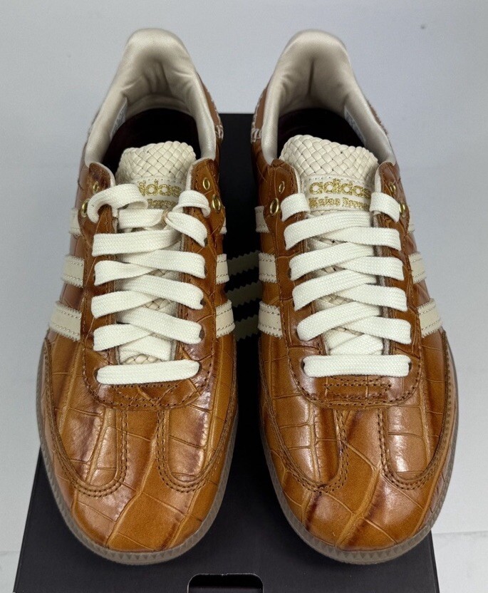 Adidas X Wales Bonner - Adidas Samba Brown Croc Sneakers