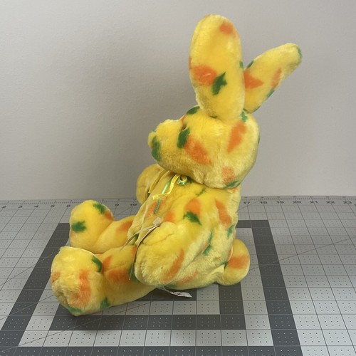Vintage 1999 Mary Meyer Karottenkuchen gelb Plüschtier Stofftier Hase 14 Zoll Sammlerstück - Bild 2 von 9