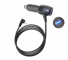 Long Cable Car Charger Power Cord for Garmin nuvi 1300 1350 1370 1390 1450 GPS