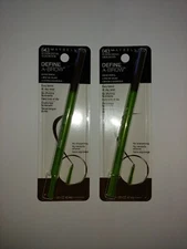 2 x MAYBELLINE DEFINE A BROW EYEBROW PENCIL EYE * 643 MEDIUM BROWN * NEW SEALED