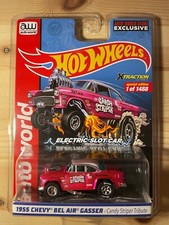 AUTO WORLD Exclusive 1955 Chevy Bel Air Gasser Hot Wheels Candy Striper Tribute