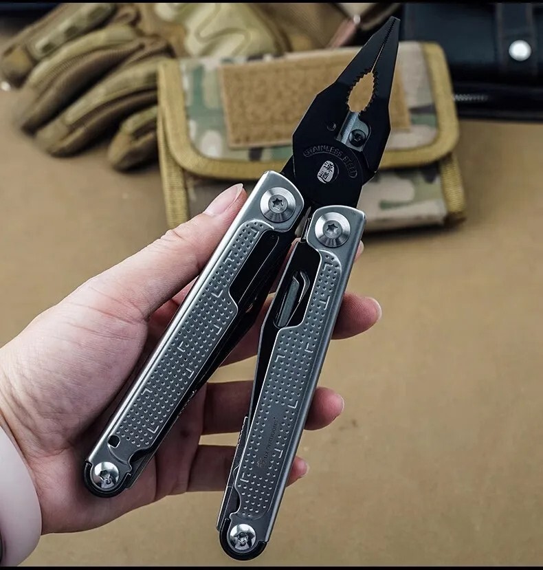 13-in-1 Multi-Tool Folding Knife with Plier Saw Scissor Screwdriver for Camping Hunting Survival 13-in-1 Multi-Tool Folding Knife with Plier Saw Scissor Screwdriver for Camping Hunting Survival