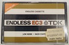 TDK ENDLESS CASSETTE TAPE EC-3  3 MINUTE SPECIAL USE ENDLESS LOOP  SEALED