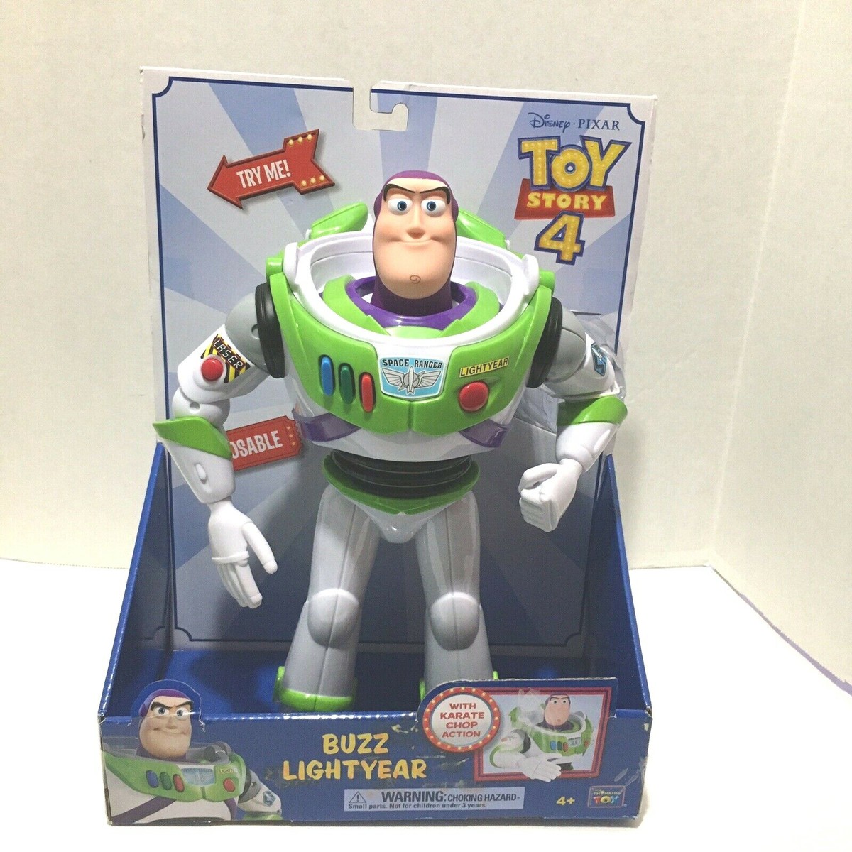 Disney Pixar Toy Story 4 Buzz Lightyear Action Figure - 64068 | eBay