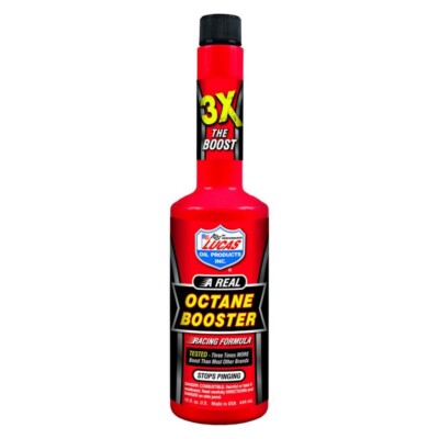 Lucas 10026 Octane Booster Additive - Stops Pre-Detonation Ping - 15 Oz. Bottle