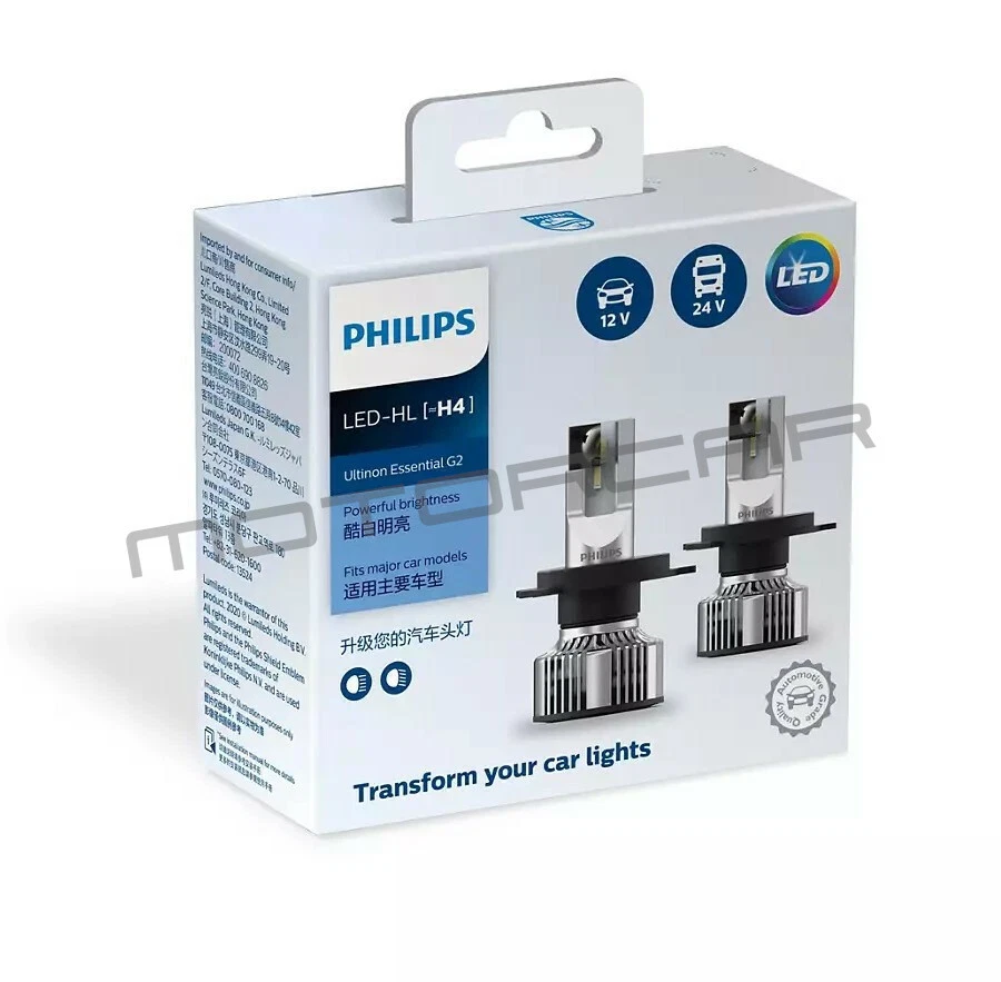 Philips ultinon essential led cheap h4