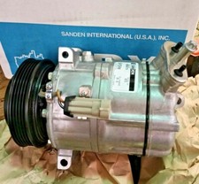 Sanden Oe Pxv16 Ac Compressor With Clutch Fits Saab 9-3 2.0t 2003-2011