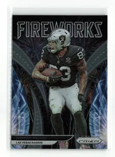DARREN WALLER #F-14 2021 PANINI PRIZM RAIDERS FIREWORKS