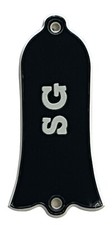 Guitar Pickguard Parts For Gibson Epiphone Guitar Truss Rod Cover 2 Holes Black