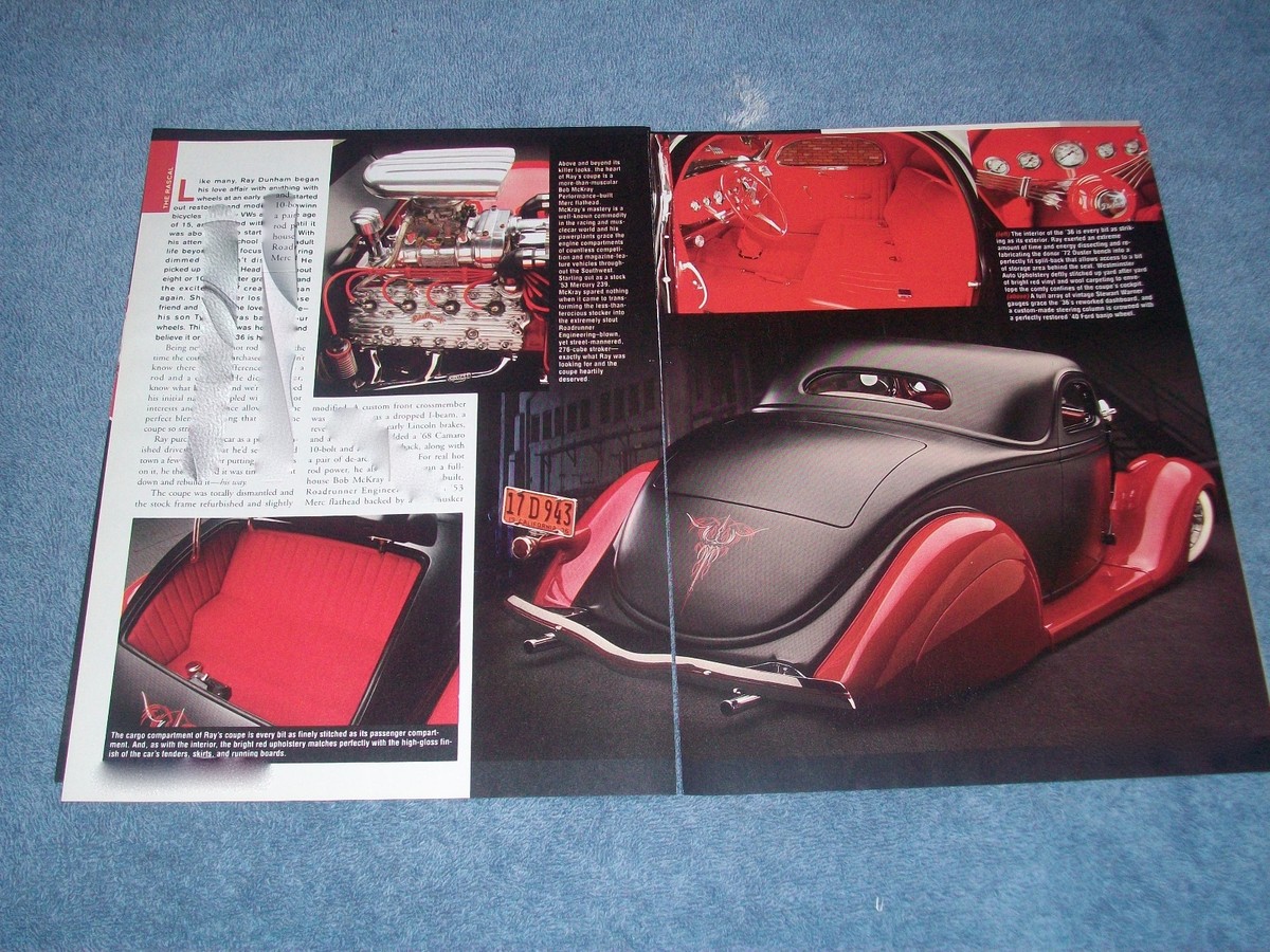 1936 Ford Coupe Chopped Top Custom Article 