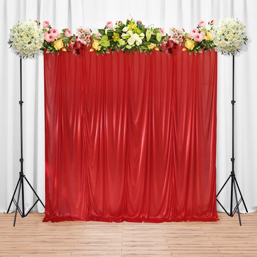 Ice Silk Backdrop Curtains Wedding Birthday Photography Stage Background Drapes - Bild 11 von 42