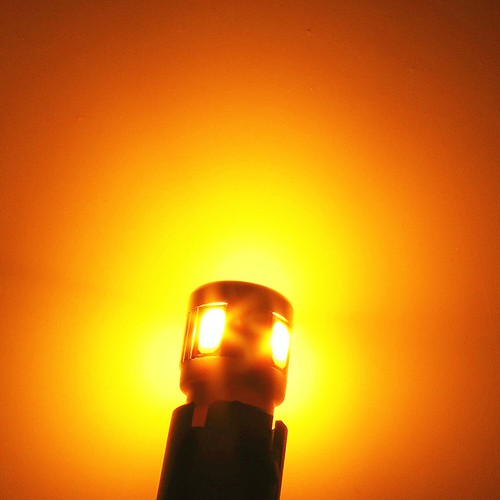 LED Amber Parking Light Lamp/Marker Light Bulb For 2007-2009 Nissan Altima Sedan - Picture 3 of 6