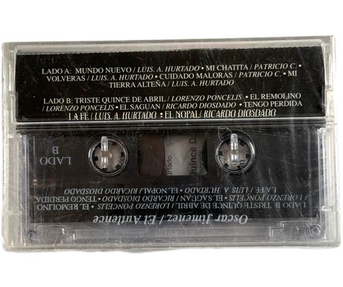 OSCAR JIMENEZ El Autience (Cassette Tape, 1990s) Nuevo Sellado - Picture 2 of 4