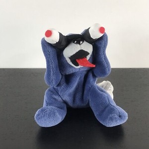 IDEA FACTORY 1998 MEANIES SERIES 2 PEEPING TOM CAT PLUSH STUFFED ANIMAL W/TAG
