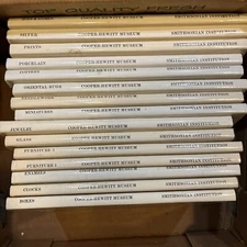 Smithsonian Illus. Library of Antiques Cooper-Hewitt Museum 15 Volumes 1980 HCDJ