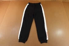 DKNY Girls Size 10 Black White Striped Pull On Jogger Pant NWT