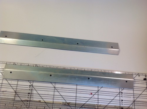 Headboard Bar Hanger, Picture Hardware, 18" long pair Heavy Duty Cabinet - Picture 6 of 9