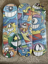 El Pez 20 Years Smiling with Friends (3) Skateboard Triptych MINT S/N COA 1xRun
