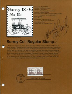 Hershel McGriff NASCAR K&N Pro Series Grand National Signed Autograph FDC Sheet