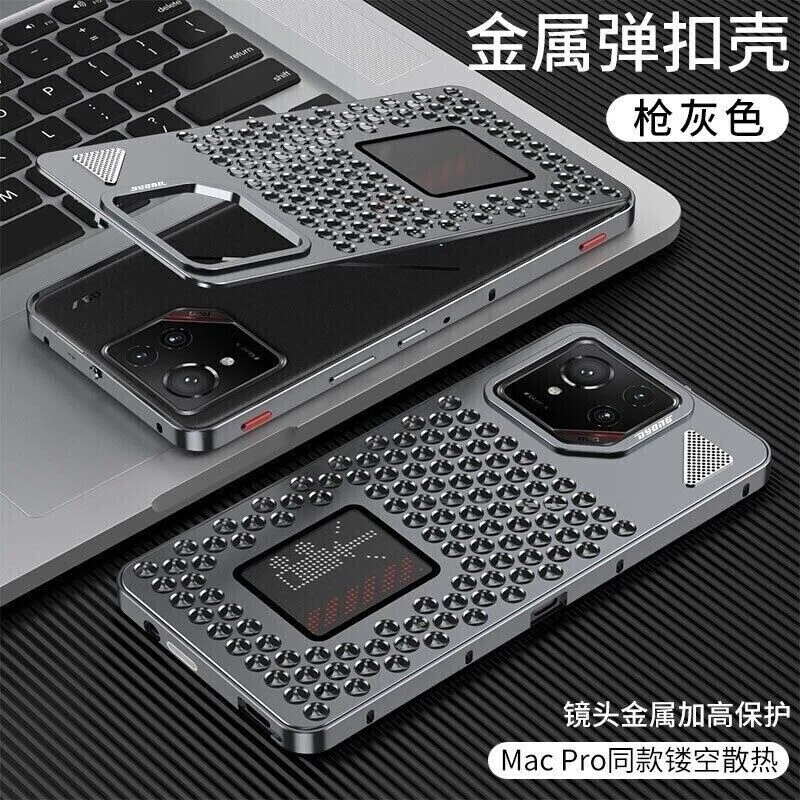 Чехол с пряжкой из металлического сплава для Asus ROG Phone 8 Pro - Изображение 2 из 4