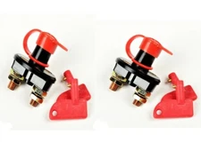 2 ATE PRO BATTERY KILL SWITCH POWER DISCONNECT 12 VOLT 300 AMP WITH KEYS #87002