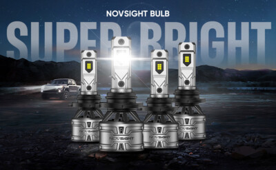 NOVSIGHT 9005 + 9006 LED Headlight Bulbs High Low Beam 26000LM 300% Bright Lamps