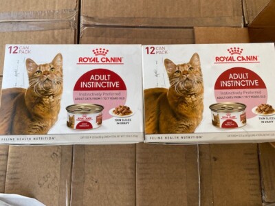 (24 Pack) Royal Canin Feline Health Nutrition Adult Instinctive Canned Cat Food