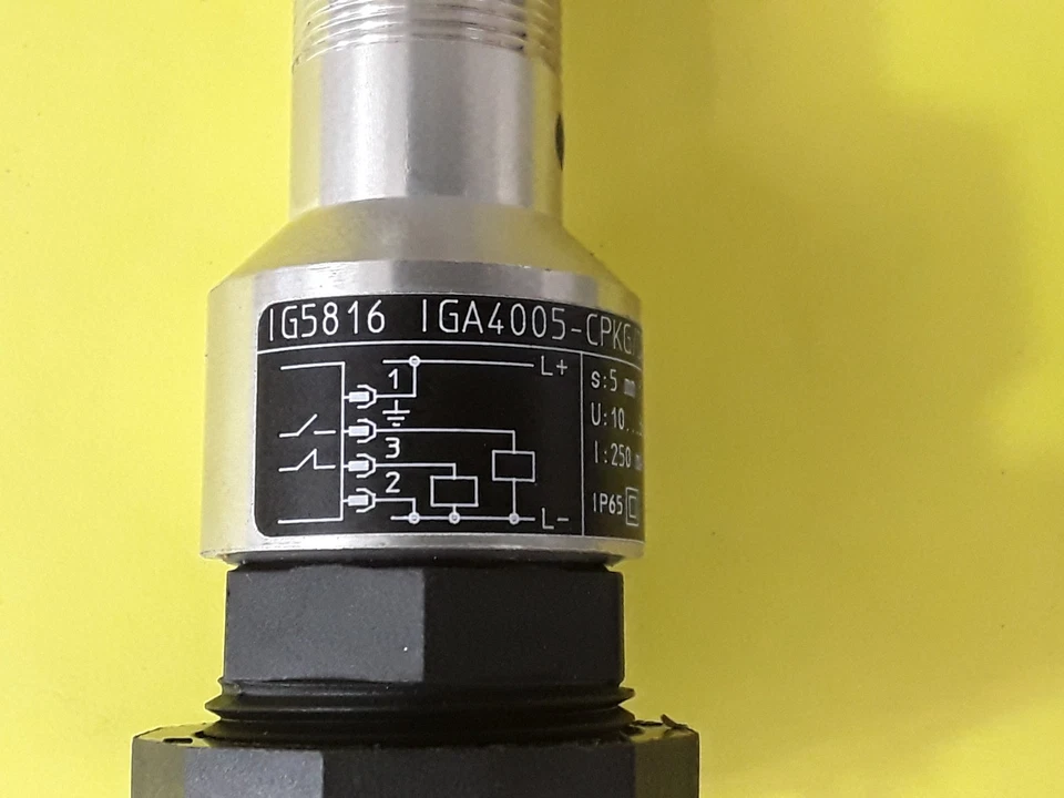 IFM Efector 100 Inductive Sensor Proximity Switch IG5816 10-36VDC 18mm Diameter - Image 4 of 4